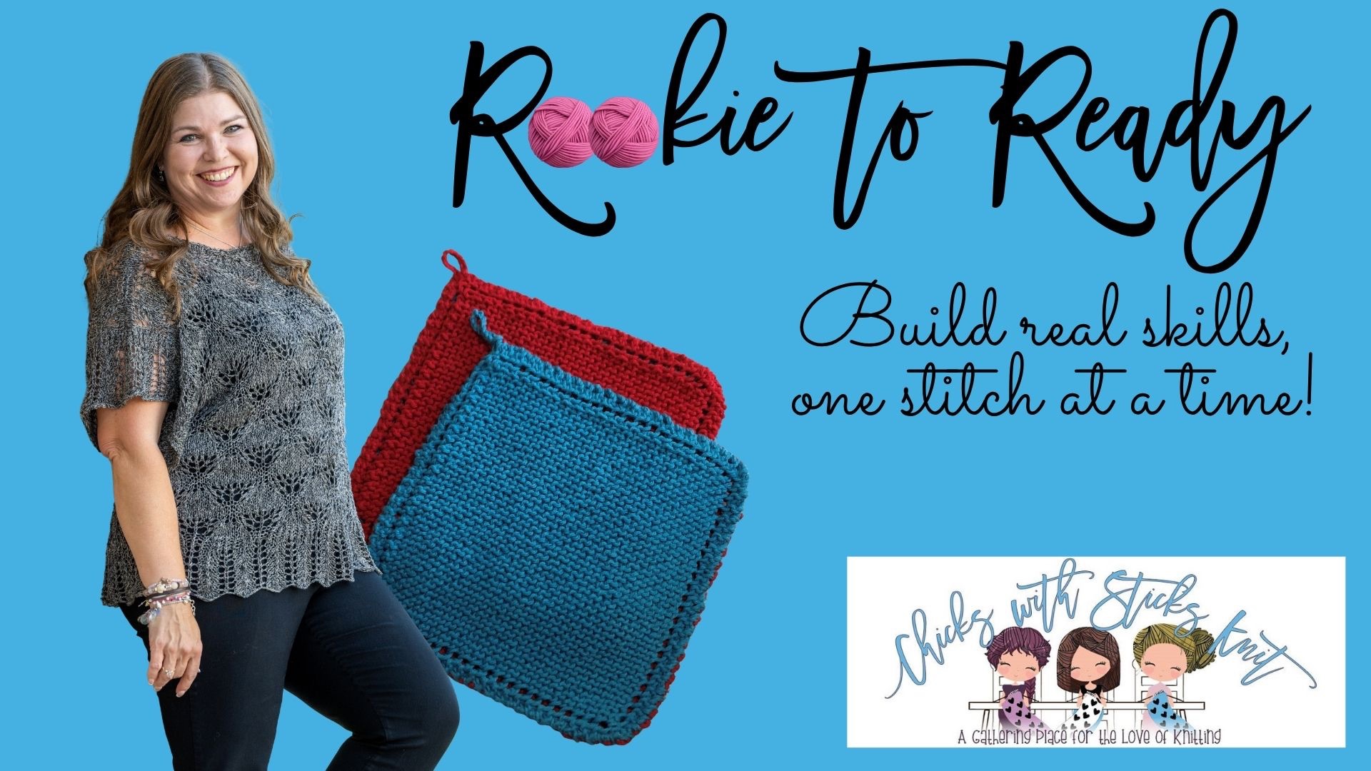 Rookie to Ready potholder workshop illustration